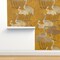 Maximalism Art Deco Birds Boho Hollywood Regency Crane Exotic Birds Dramatic Glamour Vintage Inspired Large Scale Luxe Quirky Colorful Custom Pre-pasted Wallpaper by Spoonflower Pre-Pasted Wallpaper 2FT Wide